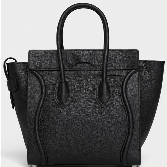 MICRO LUGGAGE HANDBAG IN DRUMMED CALFSKIN
BLACK - Picture 2 of 7